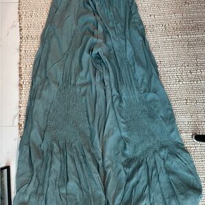 Mustard Seed Teal Wide Leg Pants
